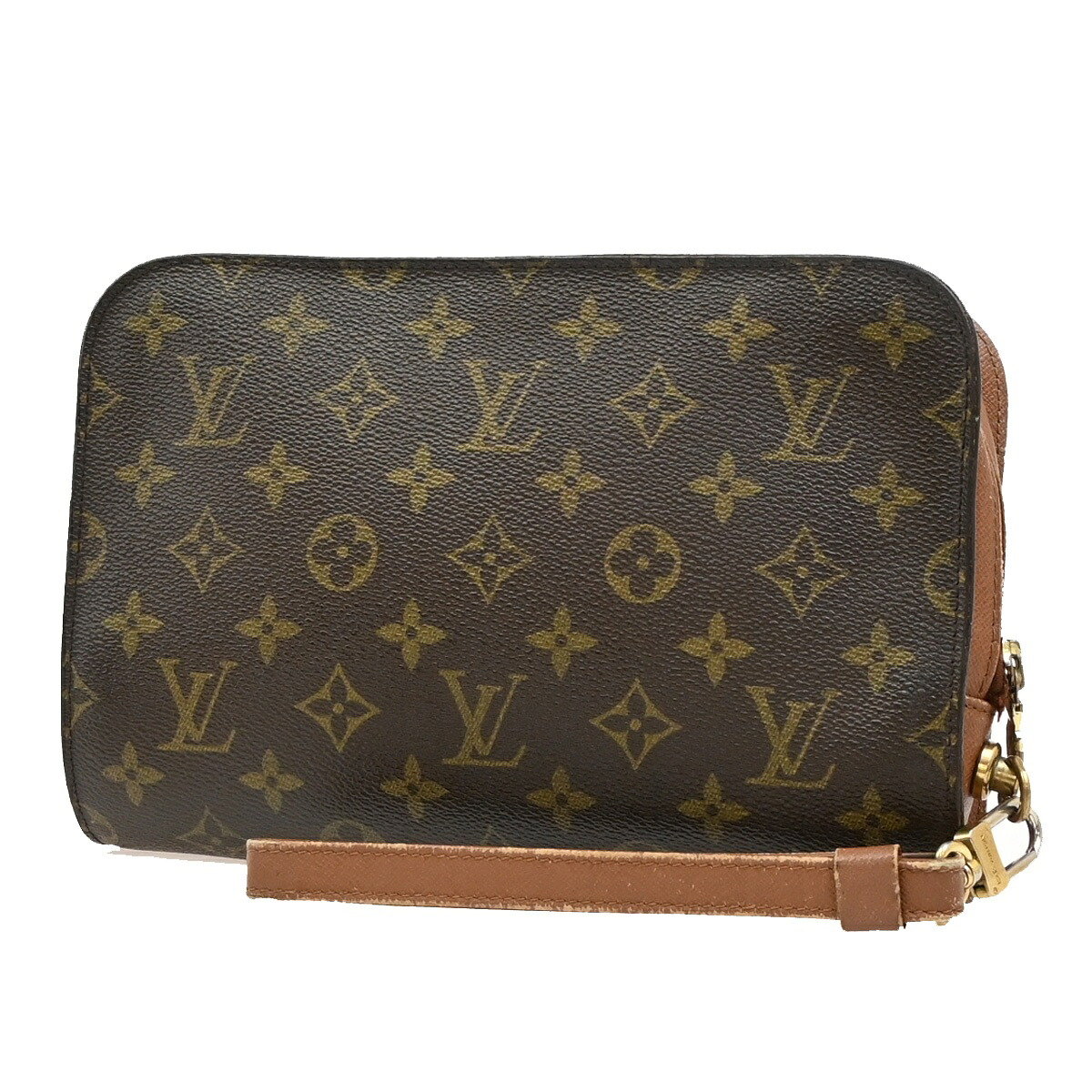 LOUIS VUITTON ルイ・ヴィトン オルセー クラッチペダル御徒面子 モノグラム なめし革 M51790 69KC219