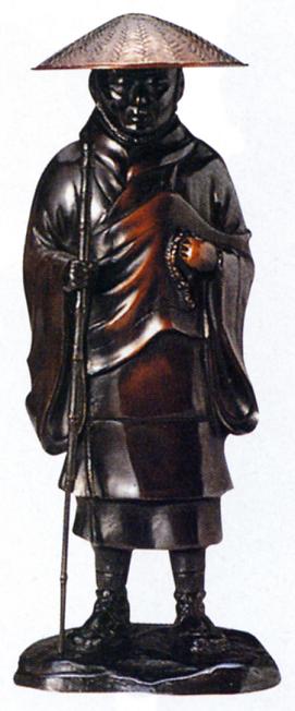 楽天市場】親鸞聖人の銅像 親鸞聖人像80号 浄土真宗の宗祖 高さ240cm