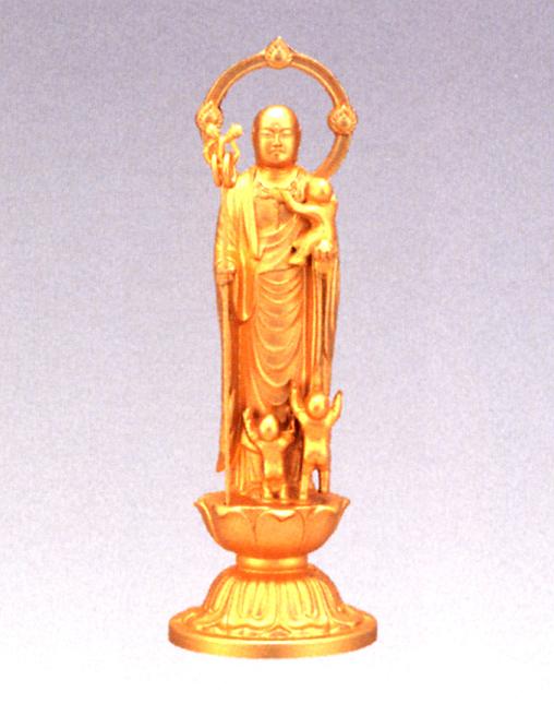 楽天市場】水子位牌付き・新子安地蔵菩薩・仏像・国産高岡産・合金