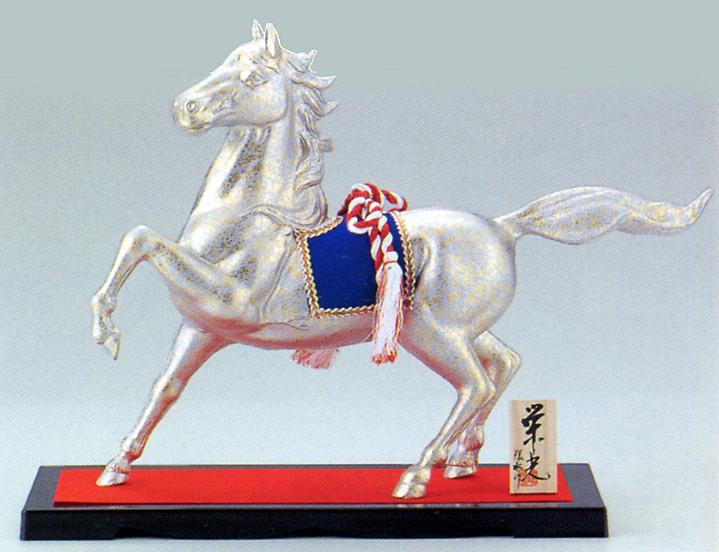 未使用置物　干支　十二支　未（羊・ひつじ）村田宏作　合金製　箱付【高岡銅器】 未使用置物 干支 十二支 未（羊・ひつじ）村田宏作 合金製 箱付