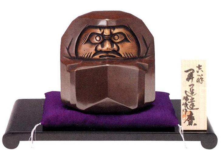 【美品】開運ダルマ 高岡銅器 瑞峰作 高さ16㎝ 楽天市場】縁起物 置物□ 開運ダルマ(特大) □瑞峰作 鋳鉄製 紙箱入