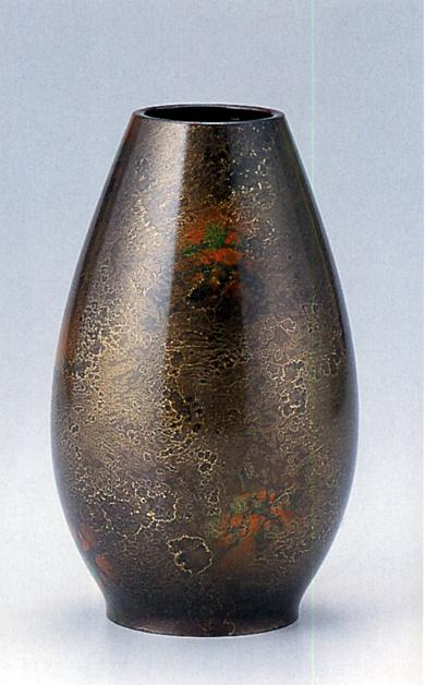 高岡銅器 鋳物 花瓶 花器 村田宏 高岡銅器 村田宏 作 香炉 蝋型 六