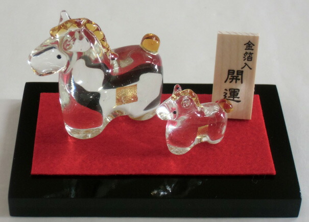 薩摩びーどろ工芸 亥 置物 2個セット 薩摩びーどろ工芸 亥 置物 2個セット - メルカリ