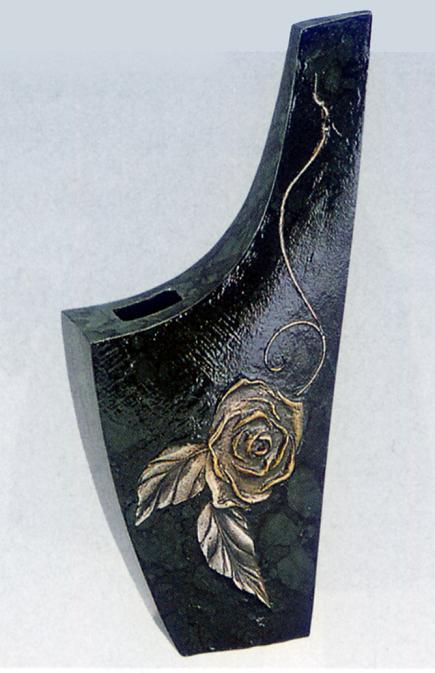 花器・花瓶■　花器　バラ　■大森孝志作　青銅(ブロンズ)製　紙箱入り【高岡銅器】 12,324円
