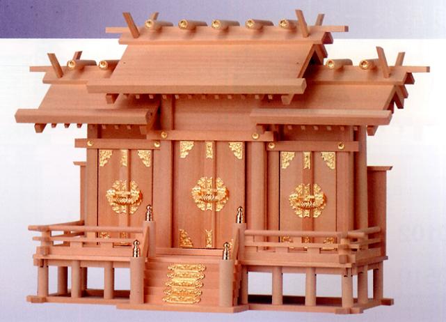 お宮 神棚 お寺さま■ 至上者三社 大 ■特撰お寺さま【日本製】