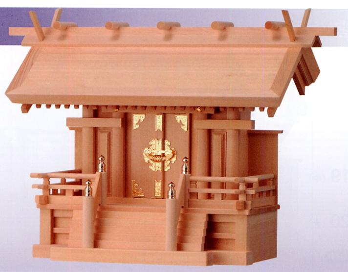 お宮 神棚 お寺さま■ 白鳳一社 金具打 ■特撰お寺さま【日本製】