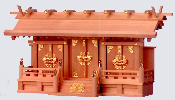 お宮 神棚 お寺さま■ 明治(扉金具) 大 ■特撰お寺さま【日本製】