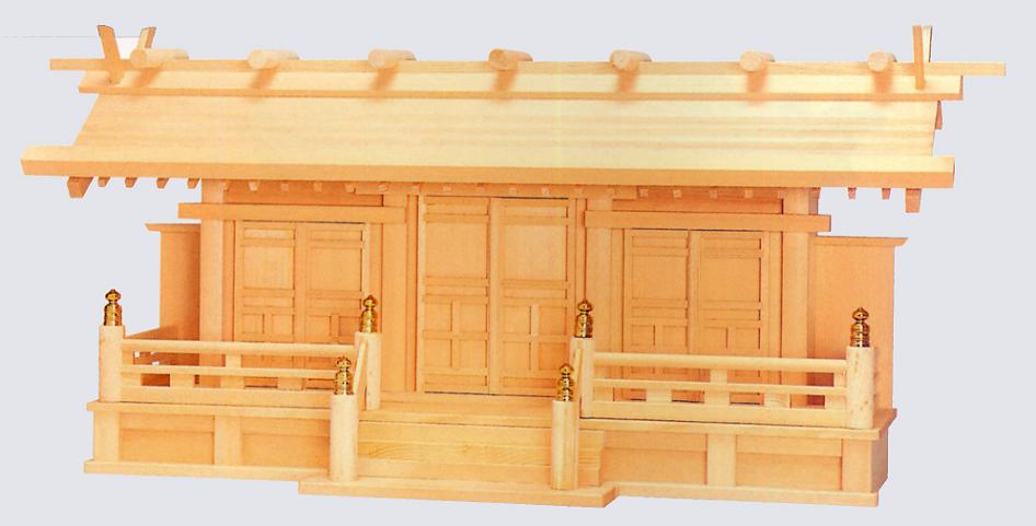 お宮 神棚 お寺さま■ 明治(扉唐戸) 大 ■特撰お寺さま【日本製】 仏壇・仏具・神具-神棚-神具