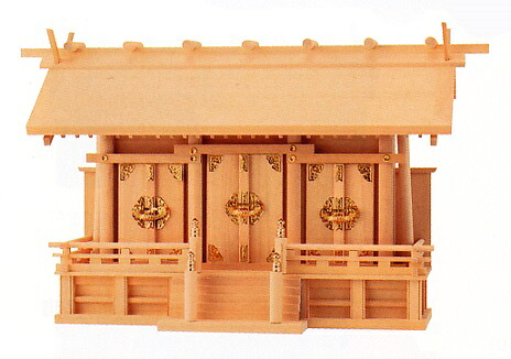 お宮 神棚 神殿■ 鳳凰 金具 中 ■尾州檜【日本製】|仏具徳