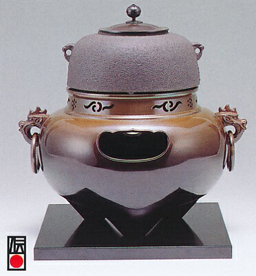 楽天市場】高橋楽斎 信楽 四方風炉(穴あり)（茶道具・風炉) 【真作保証