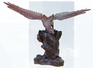 楽天市場】鷹の置物 銅製鷹【大展鴻図】 : 中国貿易CTCオンラインShop