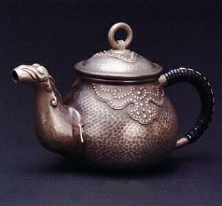 楽天市場】純金 茶釜 金属工芸品 747.5g 急須 骨董品 金瓶 茶道具