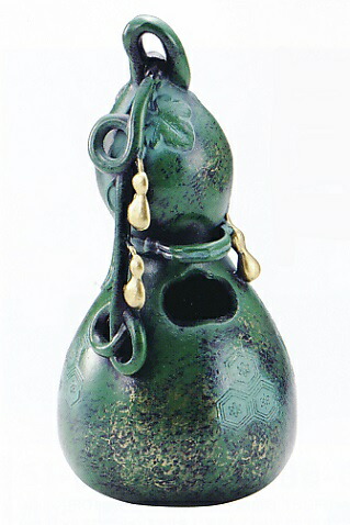 花器・花瓶■　六瓢花器　■合金製　化粧箱入り【高岡銅器】｜仏具徳