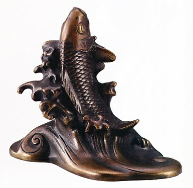 楽天市場】高岡銅器文鎮 鯉 370g : 書道用品専門店 弘梅堂