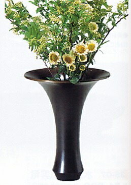 花器・花瓶■　花瓶　若鶴　■青銅(ブロンズ)製　紙箱入り【高岡銅器】