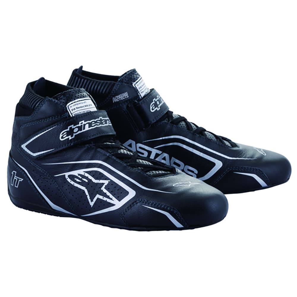 alpinestars(アルパインスターズ) レーシングシューズ TECH-1 T V3 SHOES (サイズUSD：9) 119 BLACK SILVER [FIA8856-2018公認]｜ブートスポット