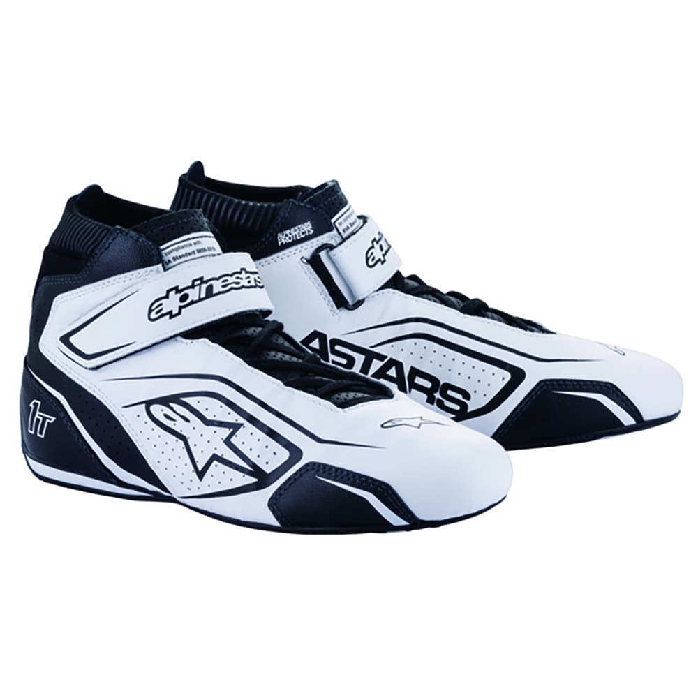 alpinestars(アルパインスターズ) レーシングシューズ TECH-1 T V3 SHOES (サイズUSD：7) 21 WHITE BLACK [FIA8856-2018公認]｜ブートスポット