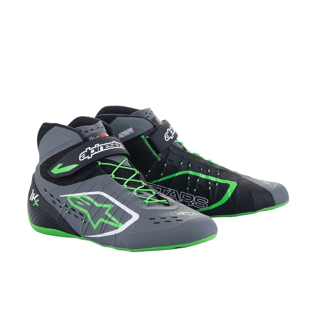 alpinestars(アルパインスターズ) カートシューズ TECH-1 KX V2 SHOES (サイズUSD:7.5) 1116 BLACK DARK GRAY GREEN FLUO|ブートスポット