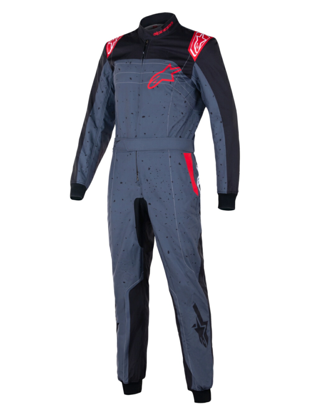 alpinestars アルパインスターズ カートスーツ KMX-9 V3 SUIT GRAPHIC 6 サイズ46 ANTHRACITE BLACK RED [FIA8877-2022グレード1ホモロゲーション規格適合]