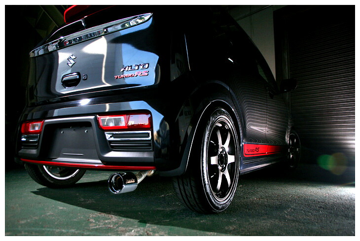 JWORKS ジェイワークス Ngeneration JBLACK ジェイブラック マフラーアルトターボRS(FF車) DBA-HA36S (R06A) H27.03~H30.11|ブートスポット