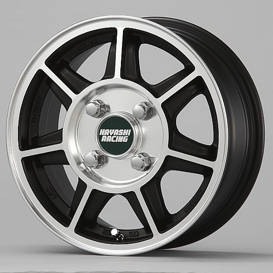 ハヤシレーシング ハヤシストリートホイール TYPE SF12インチX5.00B 4H/100 +40 軽バン、軽トラ等 [２本セット]｜ブートスポット