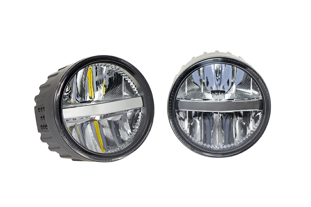 Motor Farm (モーターファーム) ジムニー JB64/JB74 LEDフォグランプ カラー切替タイプ (純正丸形フォグランプ車専用)|ブートスポット