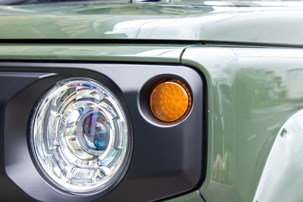 Motor Farm (モーターファーム) ジムニー JB64/JB74 LED 流れるフロントウインカー ブラック