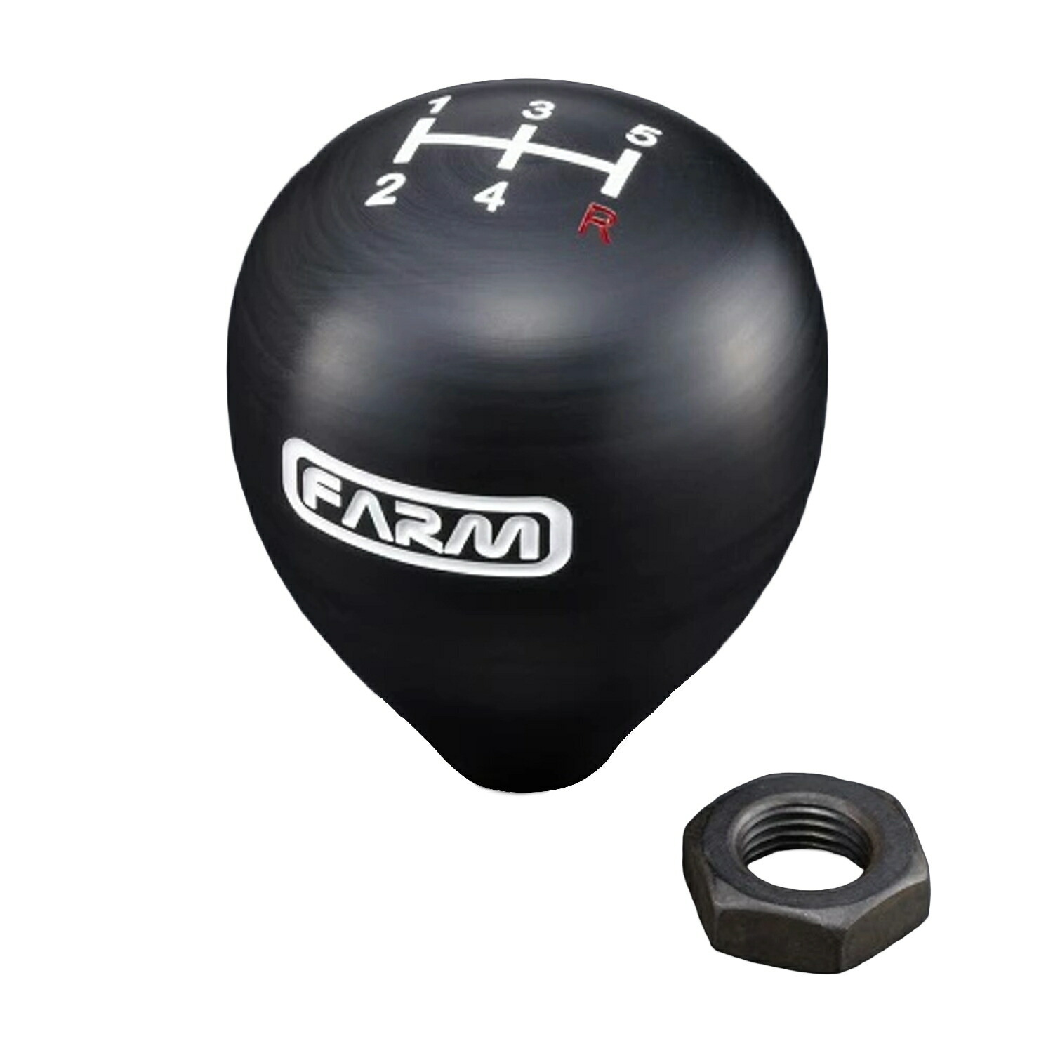 Motor Farm (モーターファーム) ジムニー MT車用 ジュラコン(R)製シフトノブ　タイプ２/ブラック (JB64/JB74取付不可)