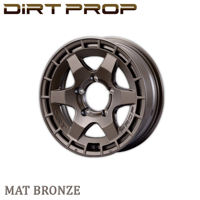 モーターファーム DIRT PROP 16x5.5J 5H/139.7 +20 マットブロンズ (1本)