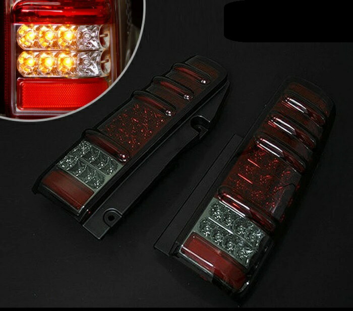 Motor Farm (モーターファーム) ジムニー JB23(H10/10～) MBRO製 流れるサンダーLEDテール レッドスモーク