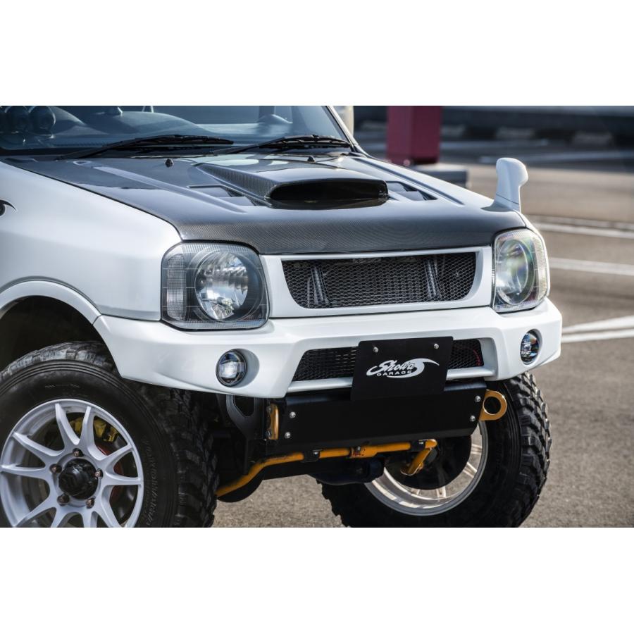 ショウワガレージ ABSフロントバンパースポイラー 塗装済み ジムニー JB23用 ブラック(ZJ3) ［E00802］【発送先限定商品】｜ブートスポット