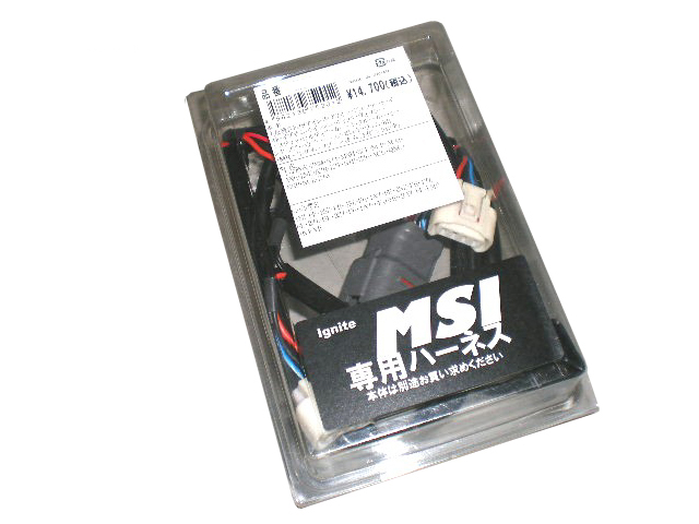 人気カラーの T.M.WORKS 新型Ignite MSI 専用ハーネス MS1070