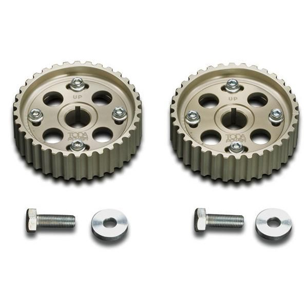 戸田レーシング フリーアジャスティングカムプーリ&minus; [IN+EXセット]ホンダ シビック/CR-X/インテグラ (B16A /B16B /B18C) 14211-B16-001x2｜ブートスポット