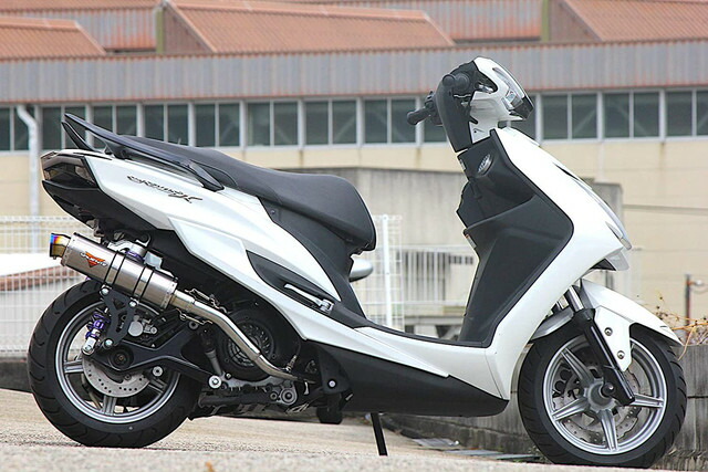 楽天市場】Realize シグナスX SR バイクマフラー 4型 5型 EBJ-SEA5J