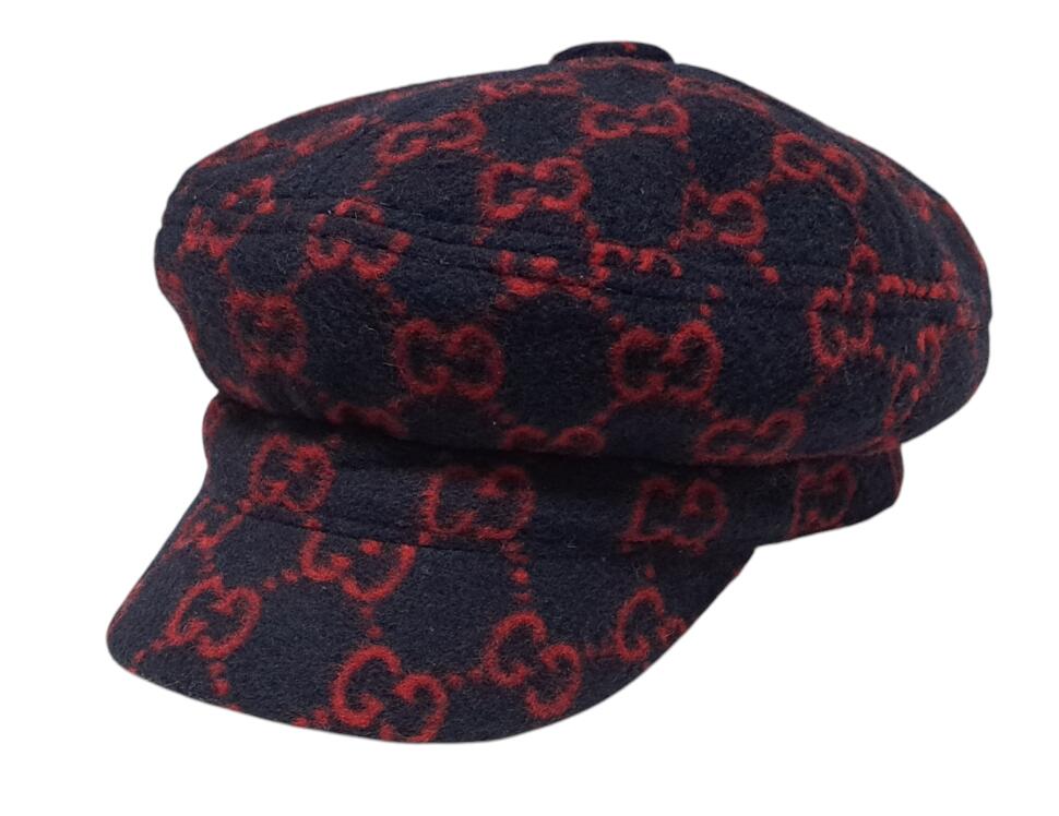 GUCCI　グッチ　キャスケット　ウール 楽天市場】□極美品□ GUCCI グッチ ウール82％×コットン18％ 帽子
