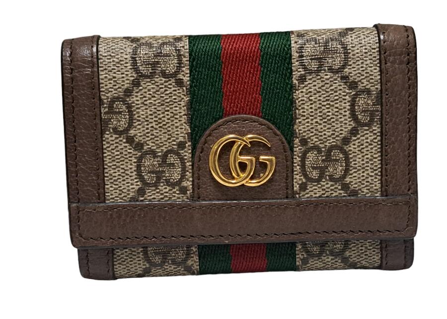 盆セール★　極美品　GUCCI　オフィディア　ミニ財布　ほぼ未使用 楽天市場】グッチ GUCCI ミニウォレット オフィディア 735099 三つ折り