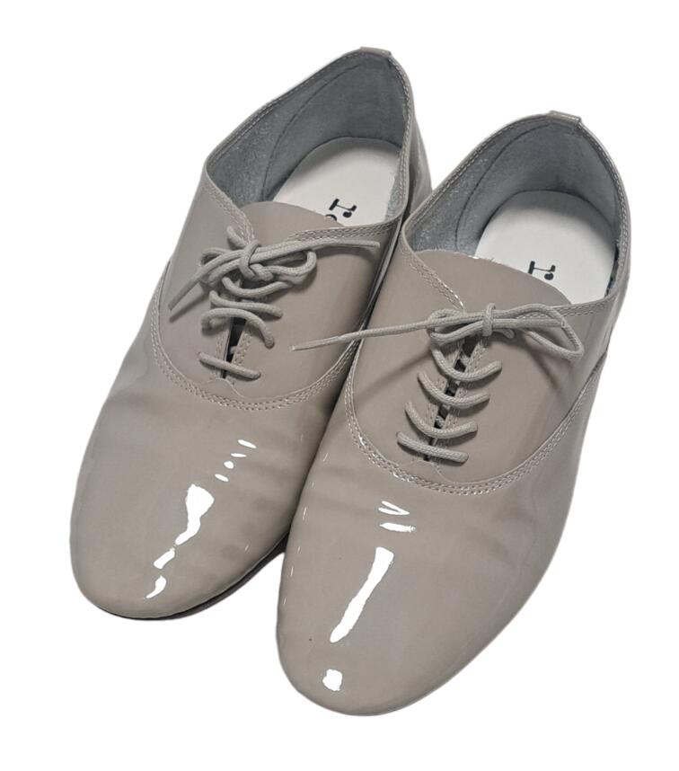 レ愛玩動物 repetto Oxford shoe Zizi オックスフォード シューズ ジジ 専売特許なめし革 薄墨色 レディース 【中古】