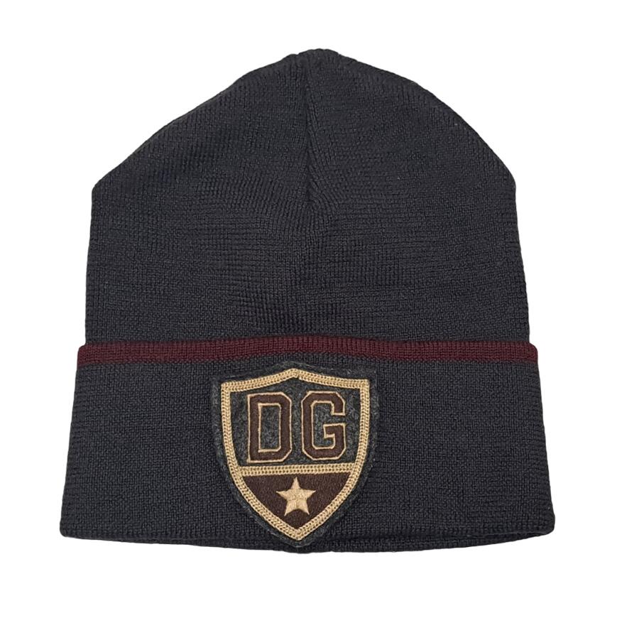 【美品】 D＆G ☆ 帽子 ニット ☆ ブラック グリーン ブラウン ニット帽子 秋 ギフト ワッチキャップ 帽子 男女兼用 小顔 肌触