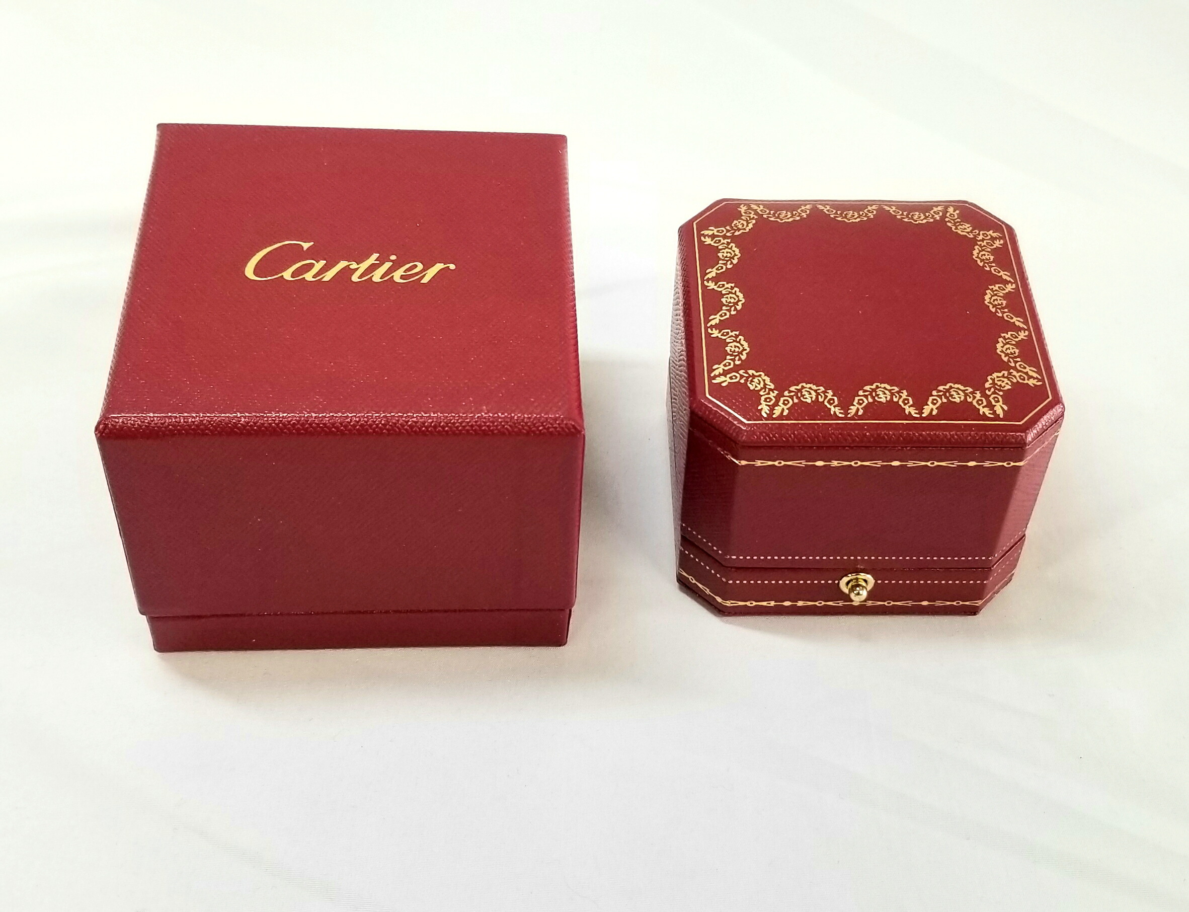 日本産】 カルティエ 指輪用ケース 箱 ジュエリーケース ジュエリーボックス 指輪 ケース Cartier リング用