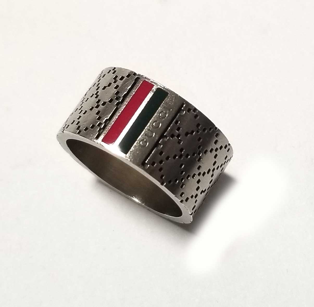 Gucci - グッチ ディアマンテシルバーワイドリングの+urbandrive.co.ke