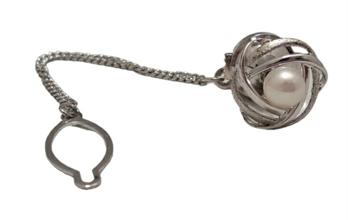 【ぴの】タイタック ネクタイピン Pt900 パール 11.9mm 楽天市場】タイタック ネクタイピン Pt900 パール 11.9mm 【中古