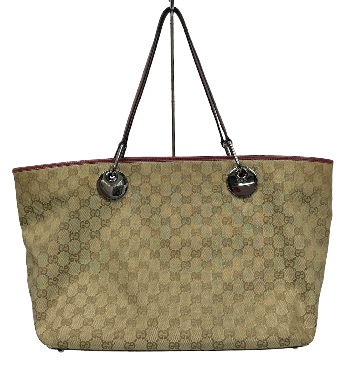 グッチ トートバッグ ショルダーバッグ ＧＧ ベージュ GGキャンバス ＧＧキャンバス レディース 120838 ＧＵＣＣＩ トート 【中古】