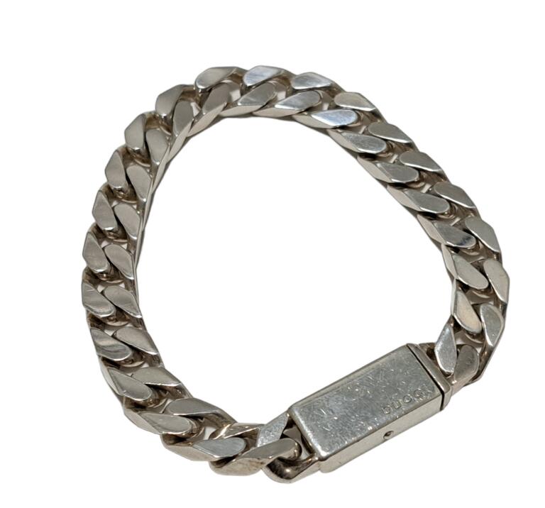 GUCCI グッチ カットアウト ブレスレット 喜平チェーン 18 GUCCI グッチ カットアウト ブレスレット 喜平チェーン 18 GUCCI