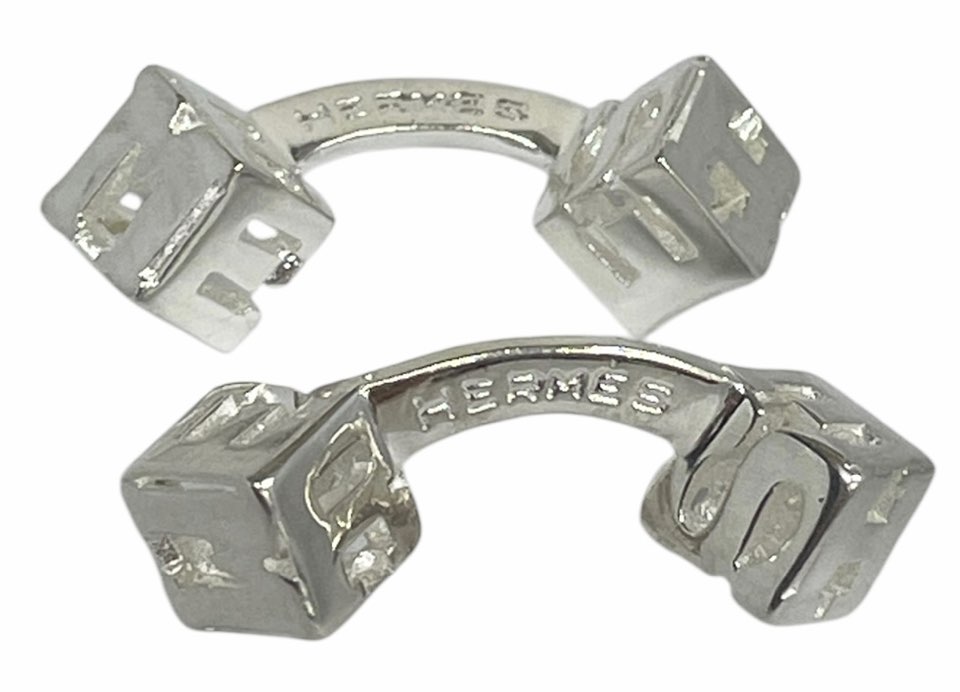 楽天市場】エルメス HERMES シルバー カフスボタン SV925 ブランド