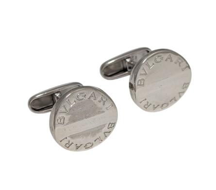 ★BVLGARI★ カフリンクス ビーゼロワン SV925 シルバー 箱付き ☆BVLGARI☆ カフリンクス ビーゼロワン SV925 シルバー 箱付き
