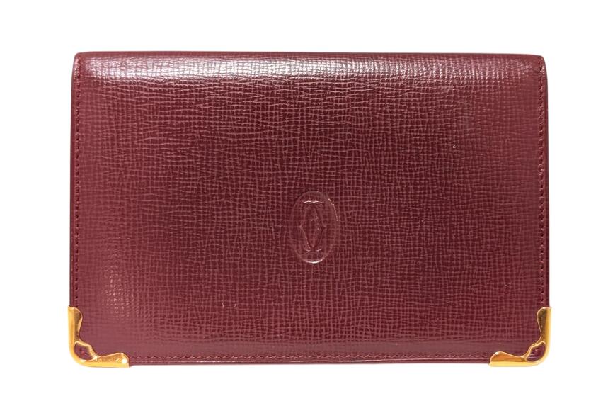 カルティエ レマスト レザー 二つ折り 名刺入れ 　カードケース　ブルー 楽天市場】Cartier カルティエ レ マスト カードケース パス
