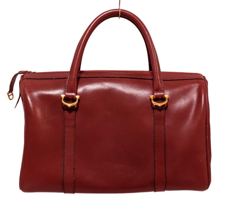 カルティエ　ミニボストンバック　箱付き Cartier - カルティエ マストライン ミニボストンバッグ カーフ