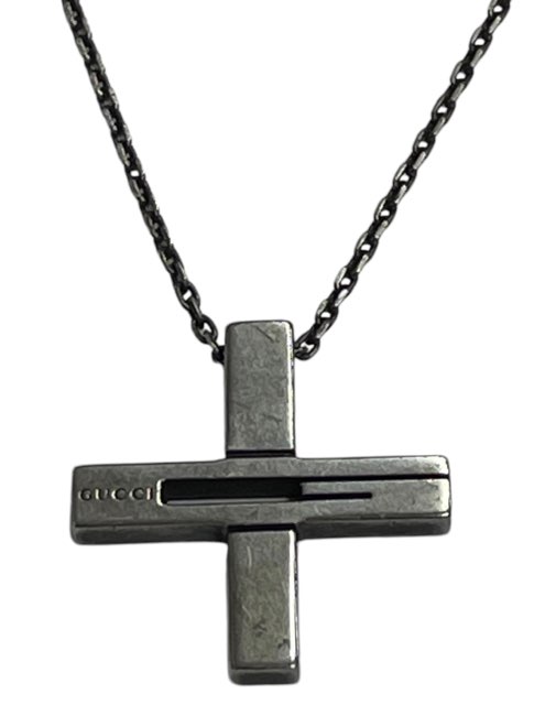 楽天市場】美品 グッチ ネックレス クロス ウッド ロザリオ 十字架