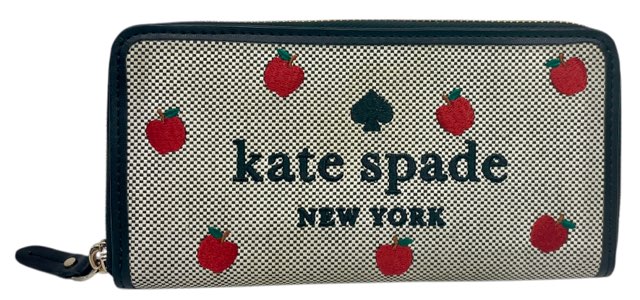 美品✨️　ケイトスペード　アイスキャンディー柄　　ラウンドファスナー　長財布 美品✨️ ケイトスペード アイスキャンディー柄 ラウンド