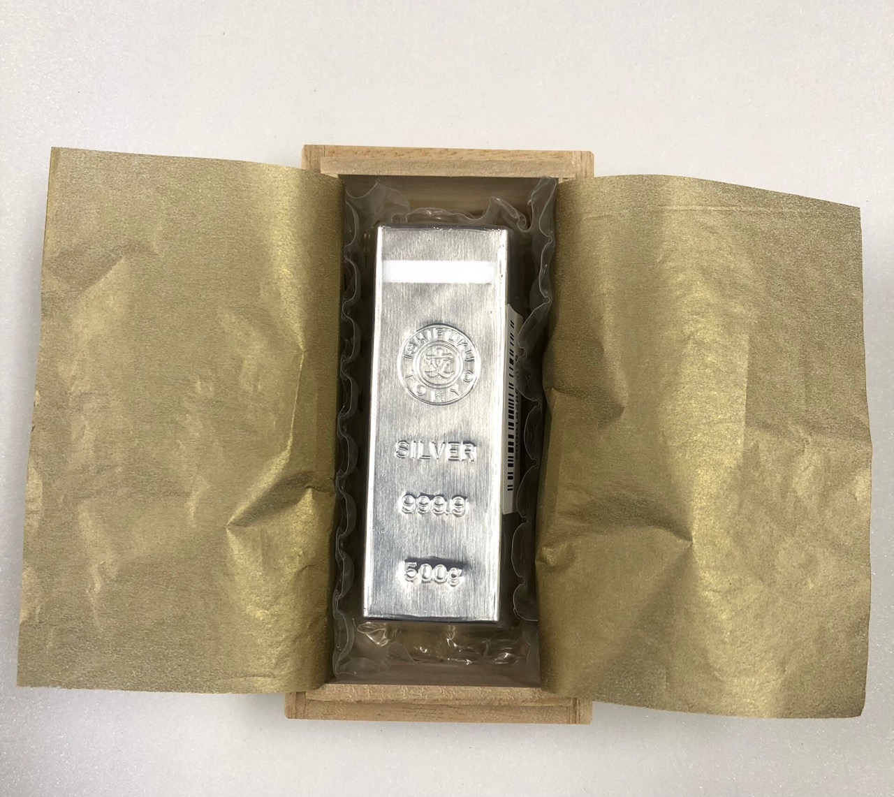 楽天市場】徳力本店 純銀 インゴット 100g 流通品 銀 シルバー バー